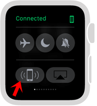 Locate iPhone through Apple Watch
