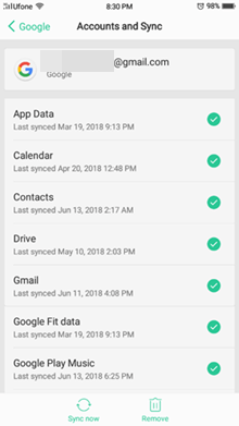 sync contacts android